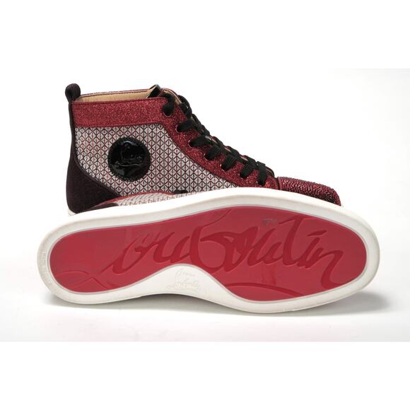 Christian Louboutin Smoky Version Louis P Strass Flat Shoes main image 5